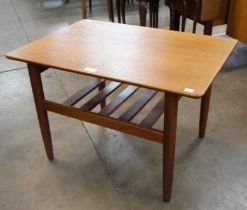 A Danish teak coffee table
