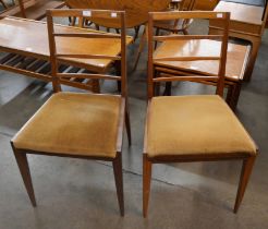 A pair of McIntosh teak dining chairs