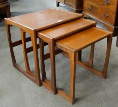 A G-Plan Quadrille teak nest of tables