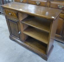 A Jaycee oak open bookcase