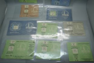 Sporting memorabilia; London Olympics 1948 tickets and stubs, including football and boxing, (10)