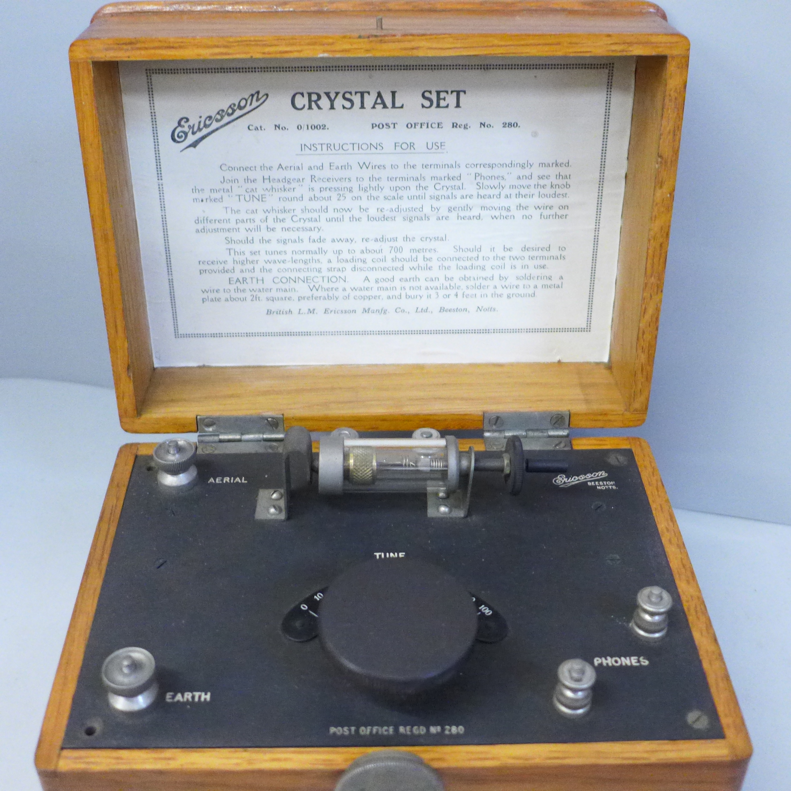 An Ericsson crystal set and a Morse code device - Bild 3 aus 6