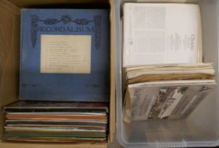 Two boxes of records, classical and show tunes, etc. **PLEASE NOTE THIS LOT IS NOT ELIGIBLE FOR