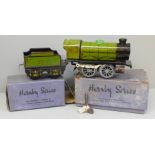 A Hornby L452 tin-plate clockwork locomotive and tender, boxed