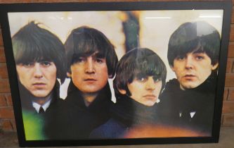 A large framed picture of The Beatles, 97.5cm x 66cm **PLEASE NOTE THIS LOT IS NOT ELIGIBLE FOR