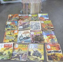 A collection of Air Ace war graphic stories, War Picture Library and Battle Picture Library, also