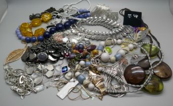 Twenty-four named necklaces; Biba, John Richard, Laura Ashley, French Connection, Jasper Conran,