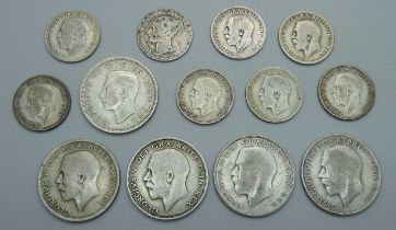 Silver coins, 1920 to 1946, 111g