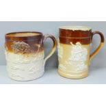 A Royal Doulton stoneware Harvest tankard and another Harvest tankard