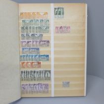 Stamps; a stockbook of French Colonial and ex-colonies stamps