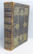 A large family Bible, with illustrations by Gustave Dore