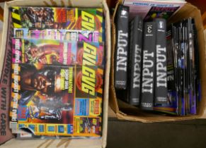 Two boxes of computer and gaming magazines and X-Files magazines **PLEASE NOTE THIS LOT IS NOT