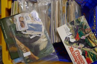 Three boxes of over 80 Brooke Bond and PG Tips tea card catalogues and albums **PLEASE NOTE THIS LOT