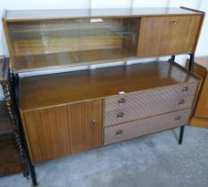 A Nathan tola wood highboard