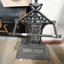 A cast iron stick stand