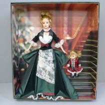 Barbie and Kelly boxed Victorian holiday set, NRFB limited edition, circa 2000