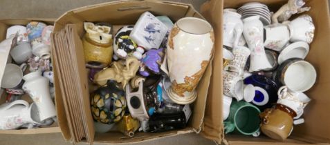 A large collection of china (seven boxes) **PLEASE NOTE THIS LOT IS NOT ELIGIBLE FOR POSTING AND