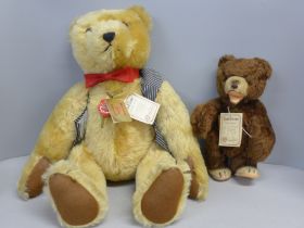 Two Hermann limited edition Teddy bears