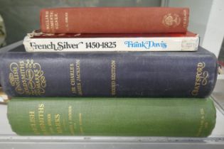 Two English Goldsmiths and Their Marks books, Sir Charles J. Jackson and two silver books