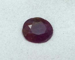 An unmounted ruby