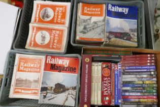 A collection of Railway magazines, over 200, m ostly 1940s and 1950s and approximately 30 railway