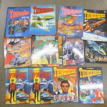 Gerry Anderson annuals, Captain Scarlet, Thunderbirds, Stingray and other 2000AD comics, etc.