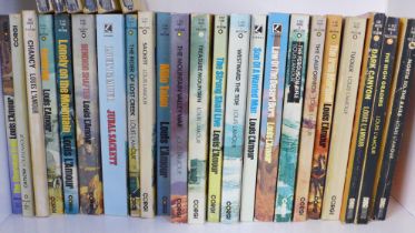 A collection of Corgi Western paperback books