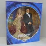 A James Bond 007 Barbie and Ken boxed set, NRFB, 2002