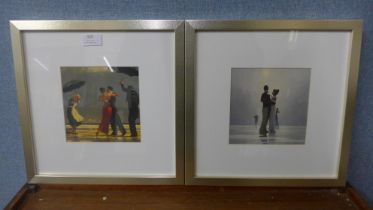 A pair of Jack Vetriano prints
