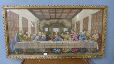 A framed tapestry, The Last Supper