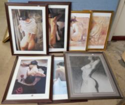 Seven nude scenes, including a Steven Binkowski print
