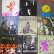 A collection of LP records and 12" singles, mainly 1980s including The Bangles, Yazoo, Bronski Beat,