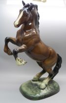 A Beswick 1014 rearing Welsh Cob