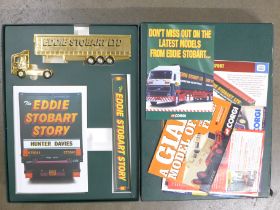 An Eddie Stobart Story limited edition set to commemorate Queen Elizabeth II Golden Jubilee, box lid