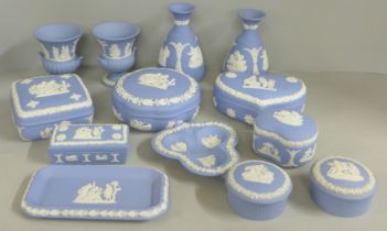 A collection of Wedgwood Jasperware, (13)