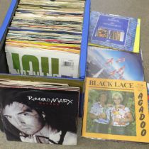 Over 70 7" singles, mainly 1980s including pop and new wave