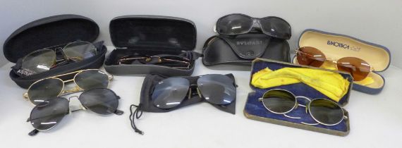 Sunglasses including Bulgari, a/f, Ray-Ban, etc.