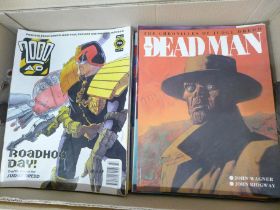 A large collection of 2000AD Judge Dredd publications, 1990s
