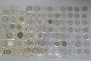 Silver and other British and foreign coins