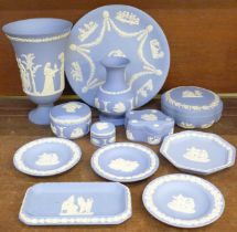 A collection of Wedgwood Jasperware (12)