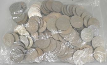 One hundred 1977 Silver Jubilee crown coins