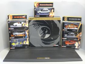 Corgi Toys James Bond The Definitive Bond Collection die-cast model vehicles, seven boxed and a