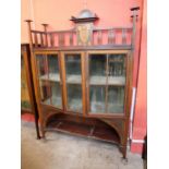 An Arts and Crafts Shapland & Petter inlaid mahogany side cabinet