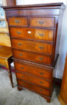 A George III style mahogany chest of drawers