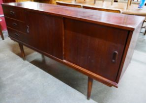 A teak sideboard