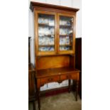 A Victorian walnut pantry dresser