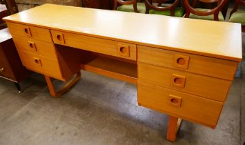 A teak desk