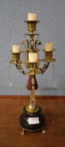 A French table candelabra
