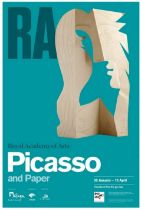 A Picasso Royal Academy exhibition poster, Picasso and Paper, unframed