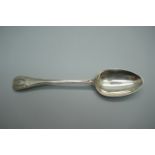 A Victorian silver serving spoon, Sheffield 1887, 54g, 19cm